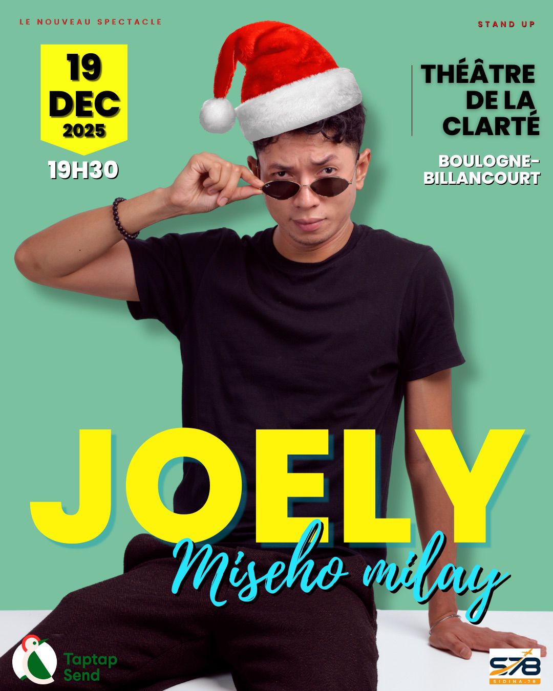 Joely Miseho Milay au Théâtre de la Clarté